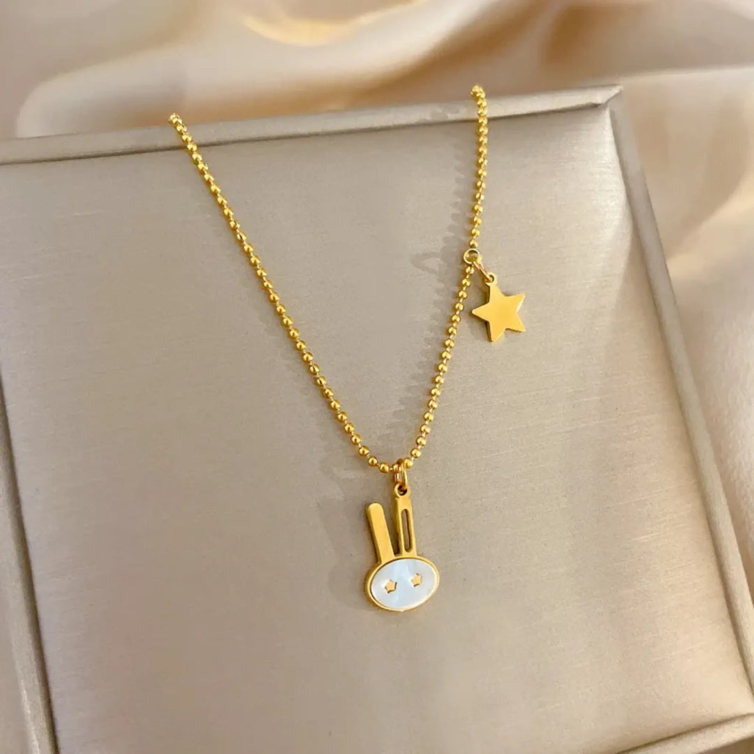 Bunny Charm Necklace