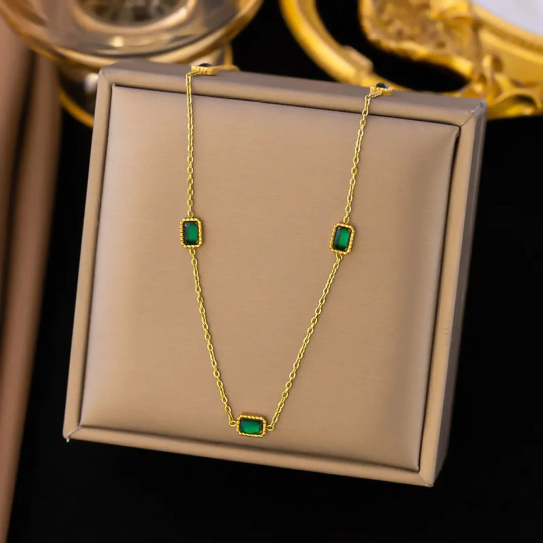 Emerald Serenity Necklace