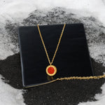 Load image into Gallery viewer, Crimson Eclipse Pendant
