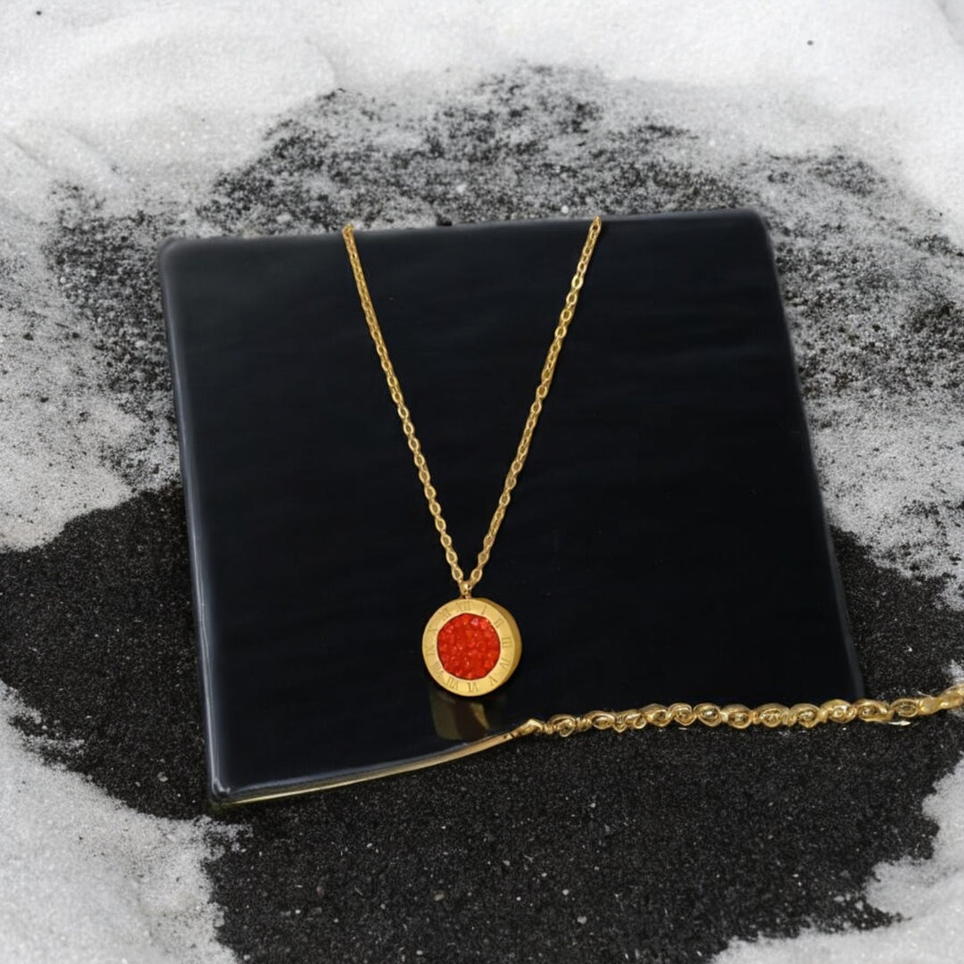 Crimson Eclipse Pendant