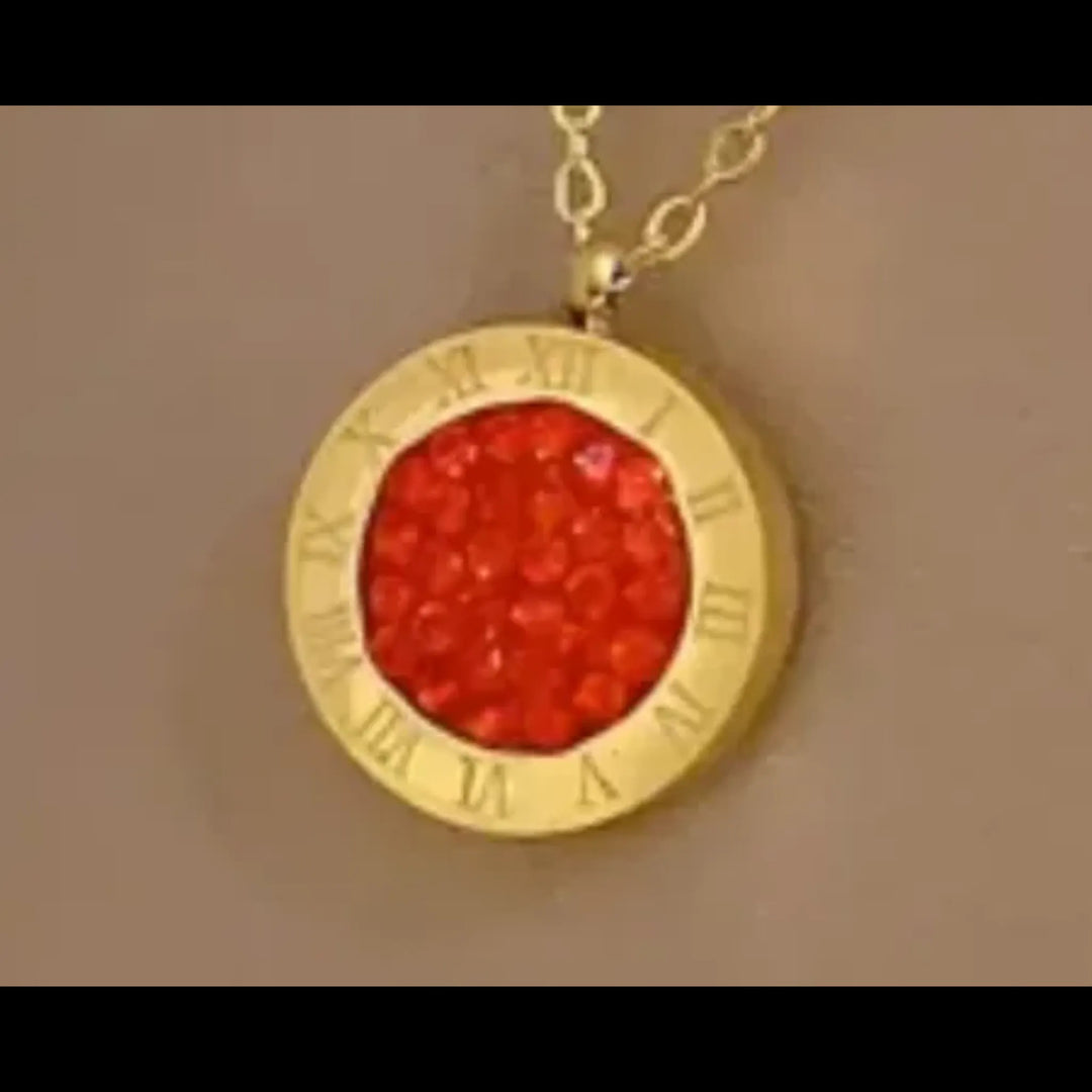 Crimson Eclipse Pendant