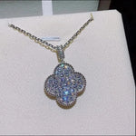 Load image into Gallery viewer, Clover Sparkle Pendant
