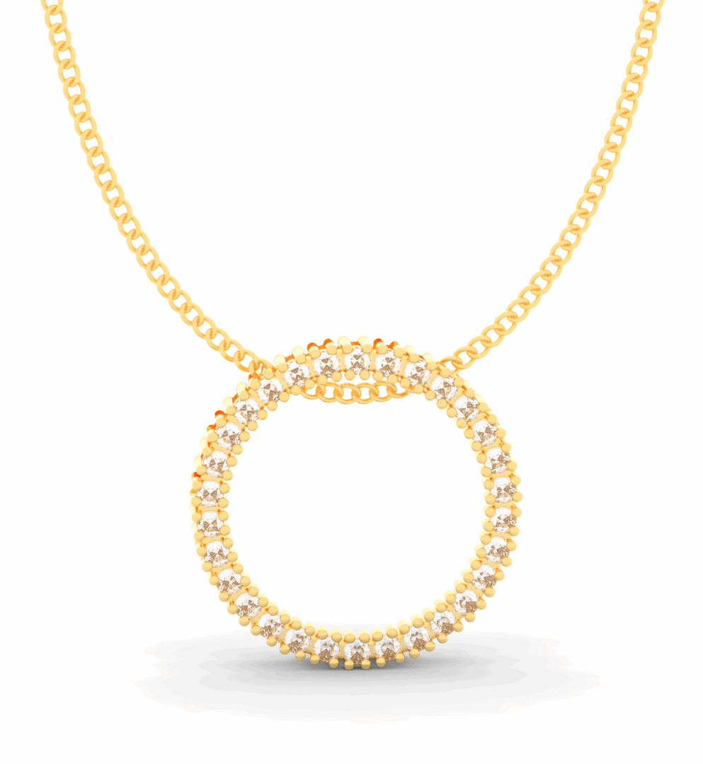 Radiant Halo Necklace