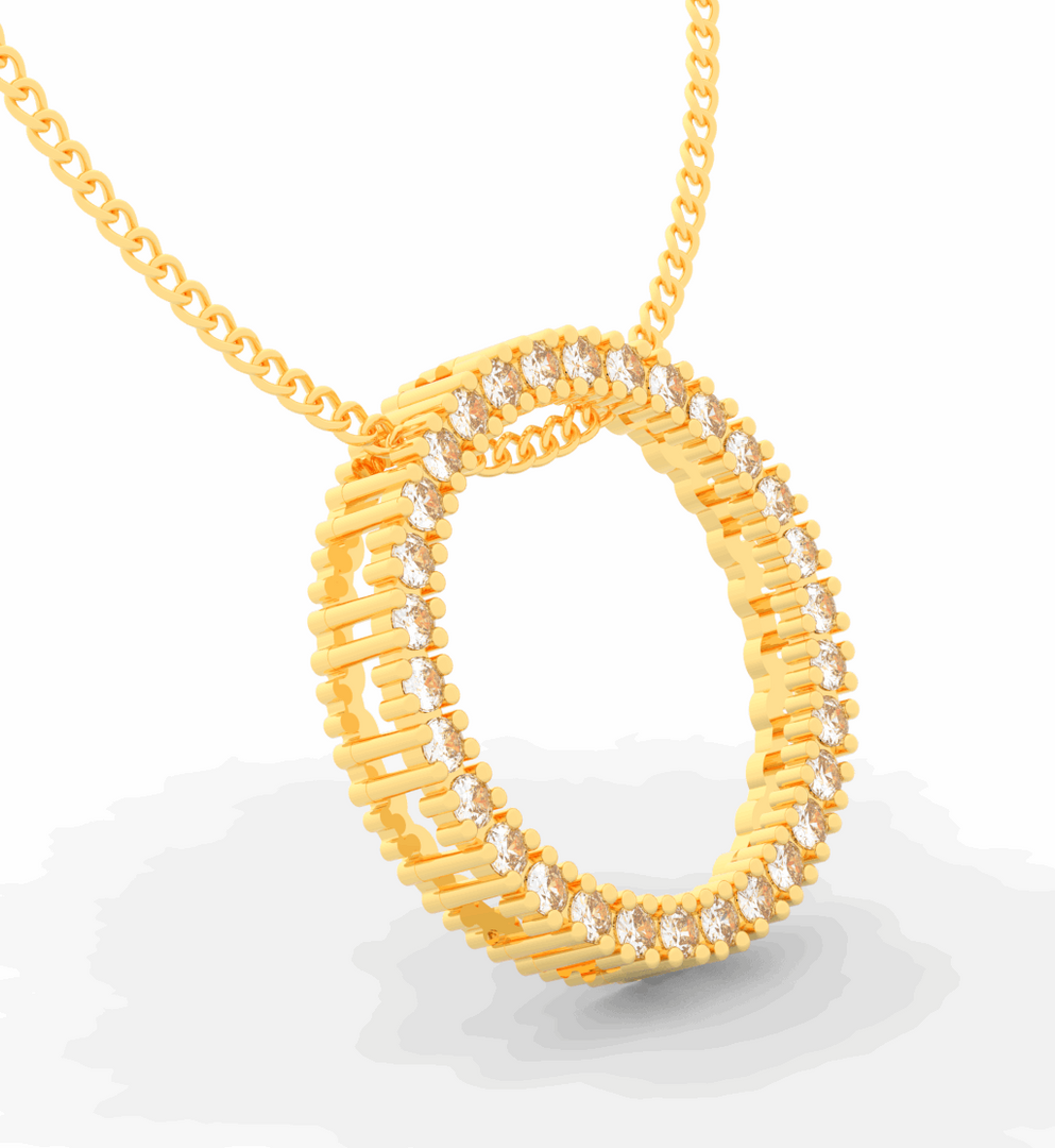 Radiant Halo Necklace