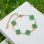 Load image into Gallery viewer, Clover Charm Bracelet
