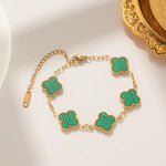 Load image into Gallery viewer, Clover Charm Bracelet
