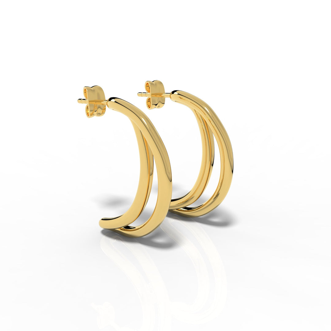 Golden Wave Earrings