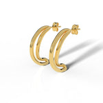 Load image into Gallery viewer, Golden Wave Earrings
