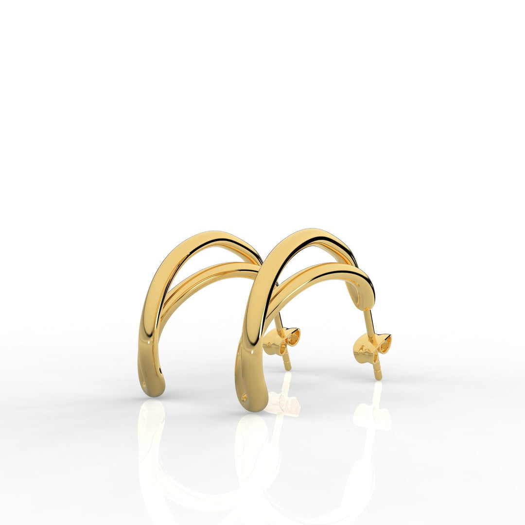 Golden Wave Earrings