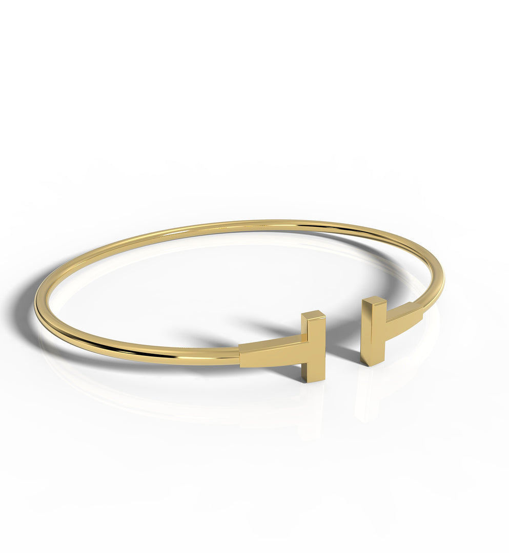 Twin Beam Bangle