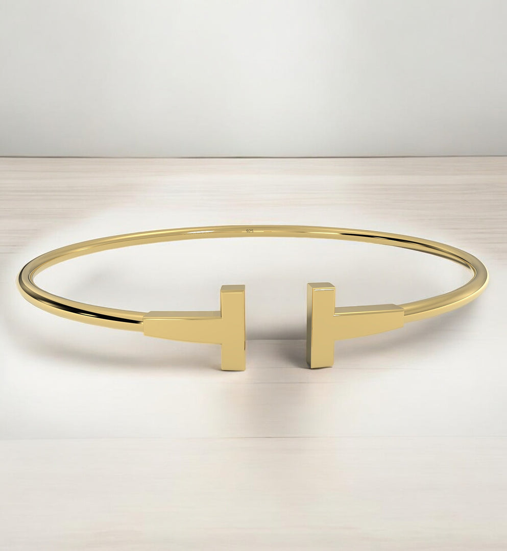 Twin Beam Bangle