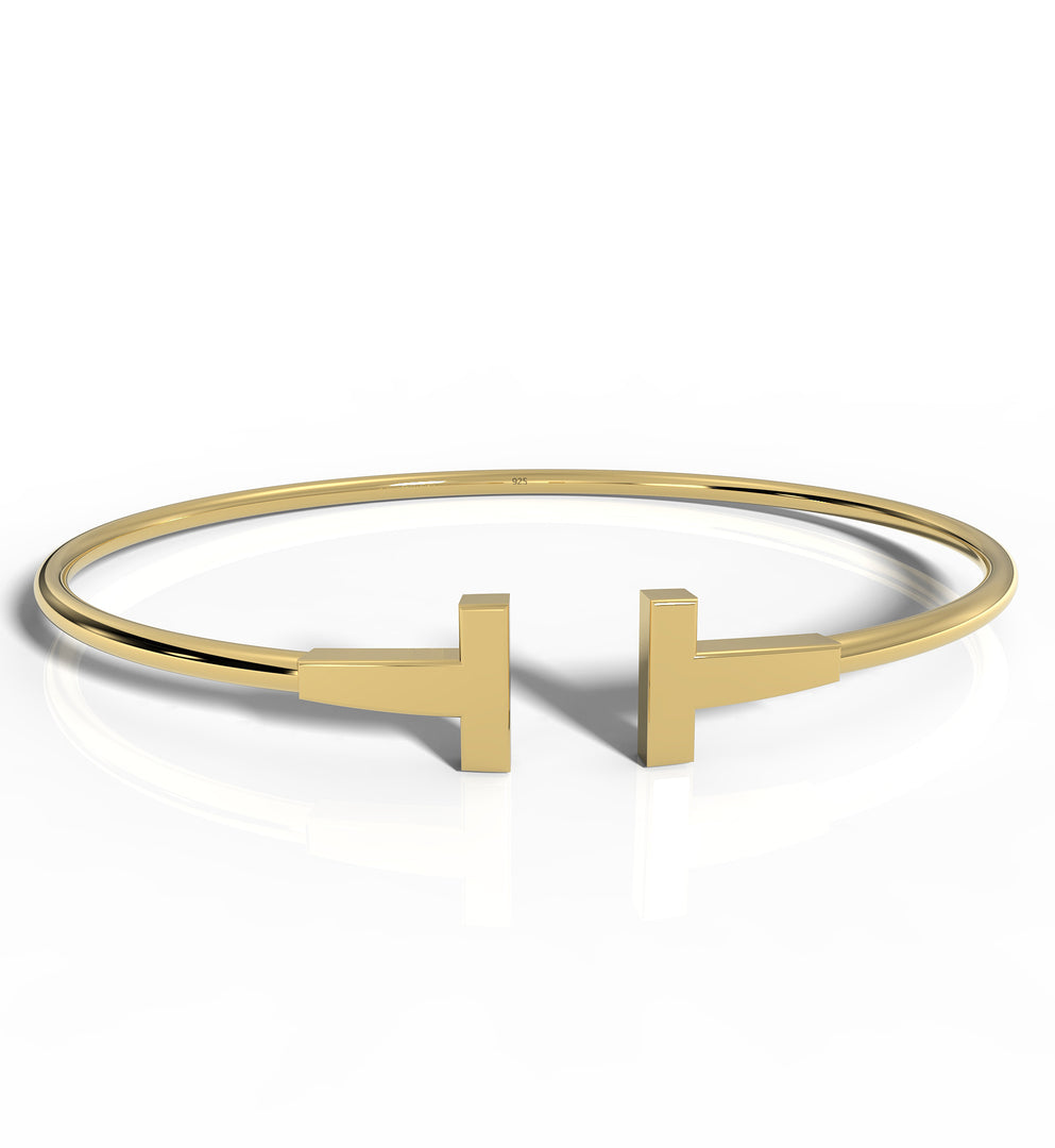 Twin Beam Bangle