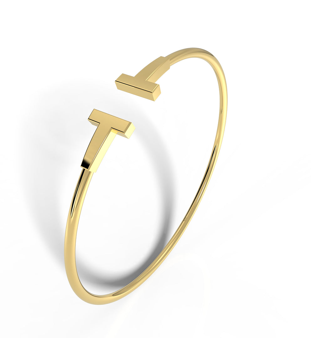 Twin Beam Bangle