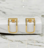 Load image into Gallery viewer, Modern Curve Earrings
