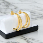 Load image into Gallery viewer, Golden Wave Earrings
