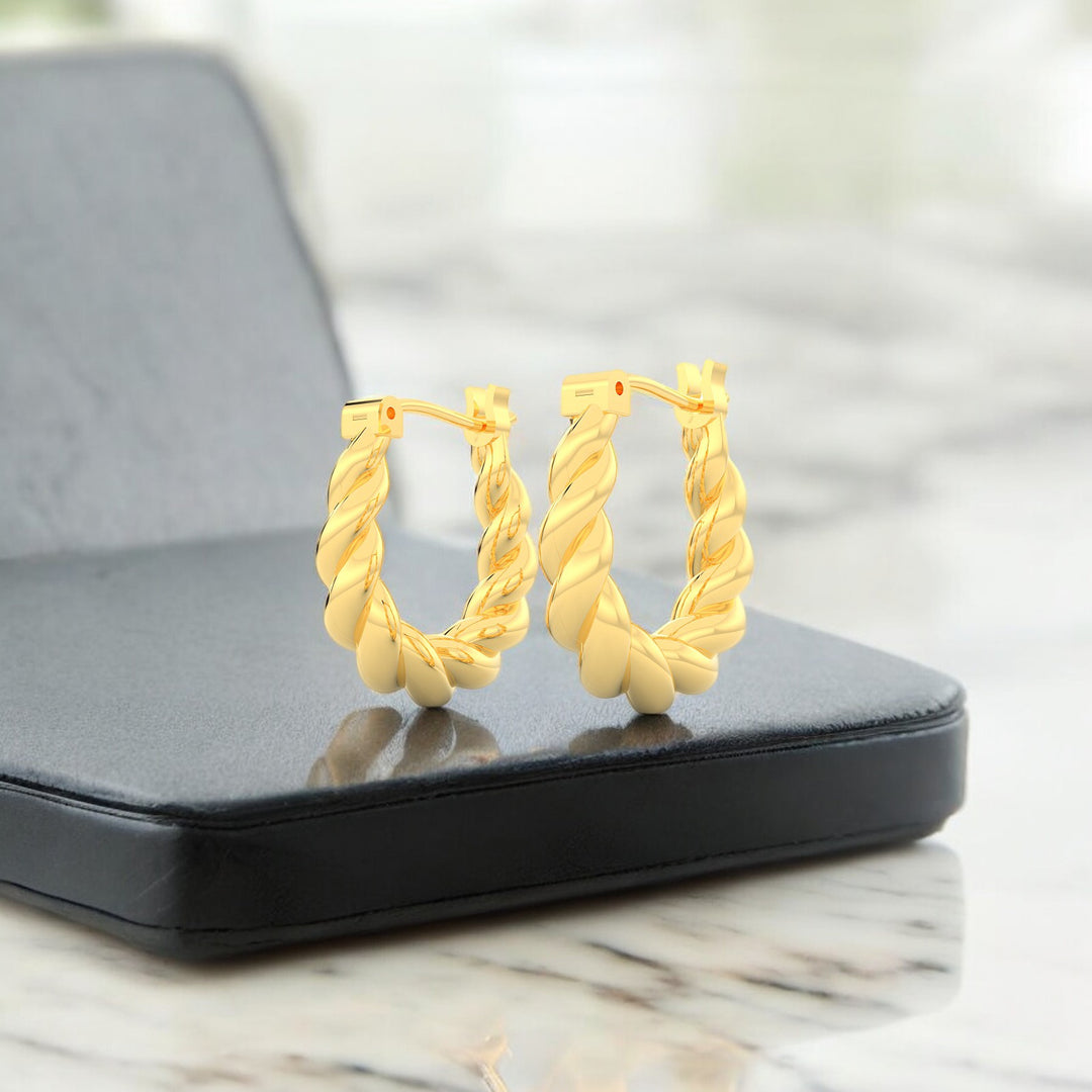 Bold Twist Earrings