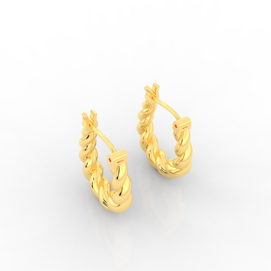 Bold Twist Earrings