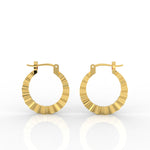 Load image into Gallery viewer, Sunburst Hoop Earrings
