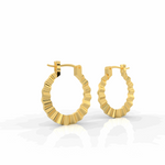 Load image into Gallery viewer, Sunburst Hoop Earrings
