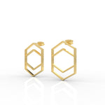 Load image into Gallery viewer, Hexagon Chic Earrings
