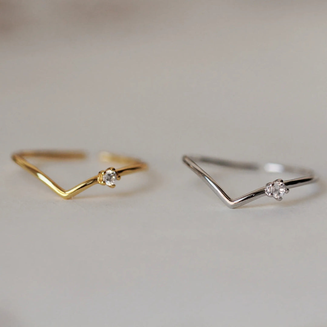 V Shape Ring