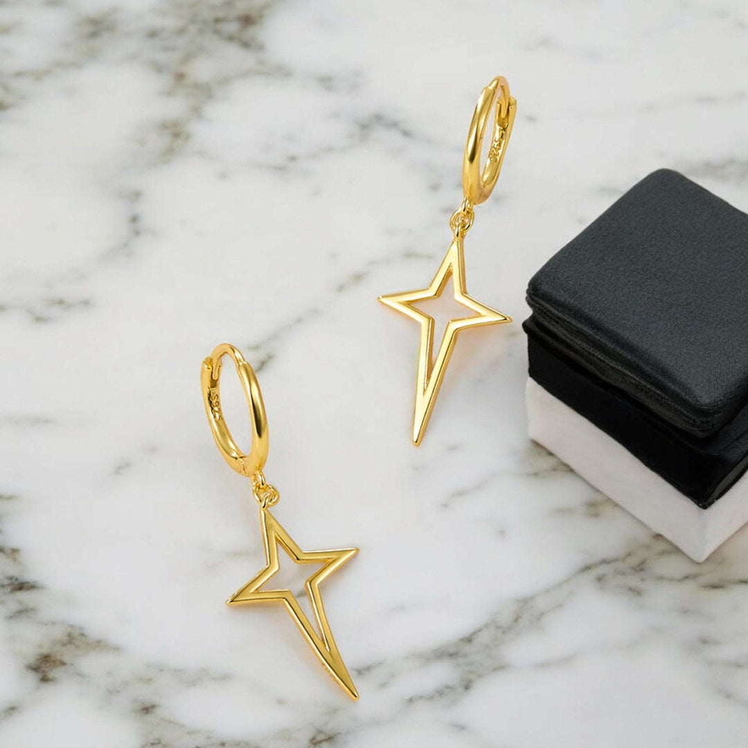 Star Drop Earrings