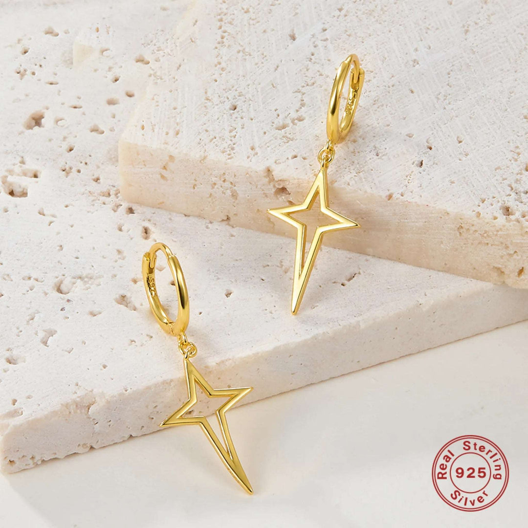 Star Drop Earrings