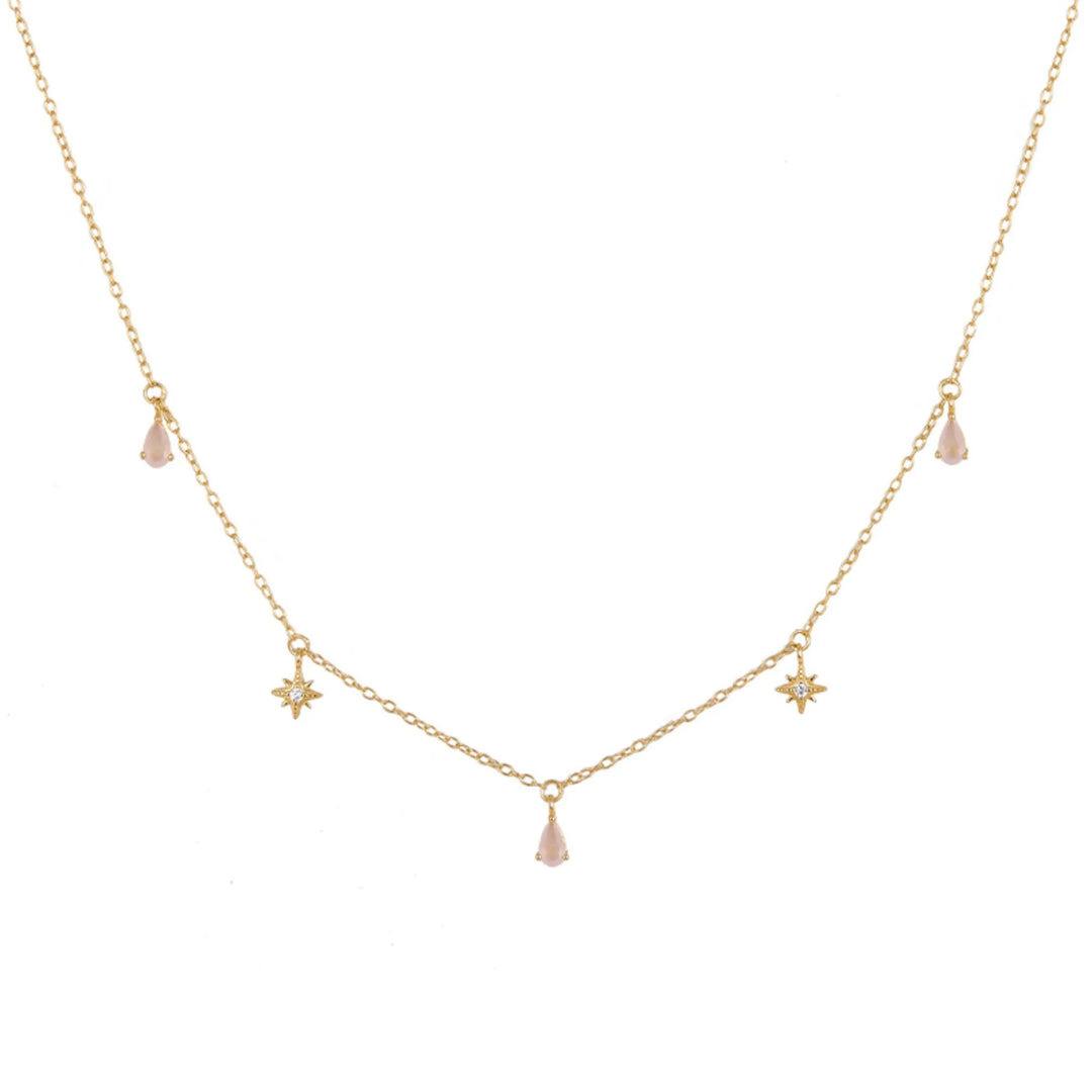 Star Water Droplets Necklace