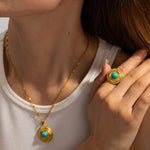 Load image into Gallery viewer, Turquoise Necklace Set
