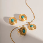 Load image into Gallery viewer, Turquoise Necklace Set
