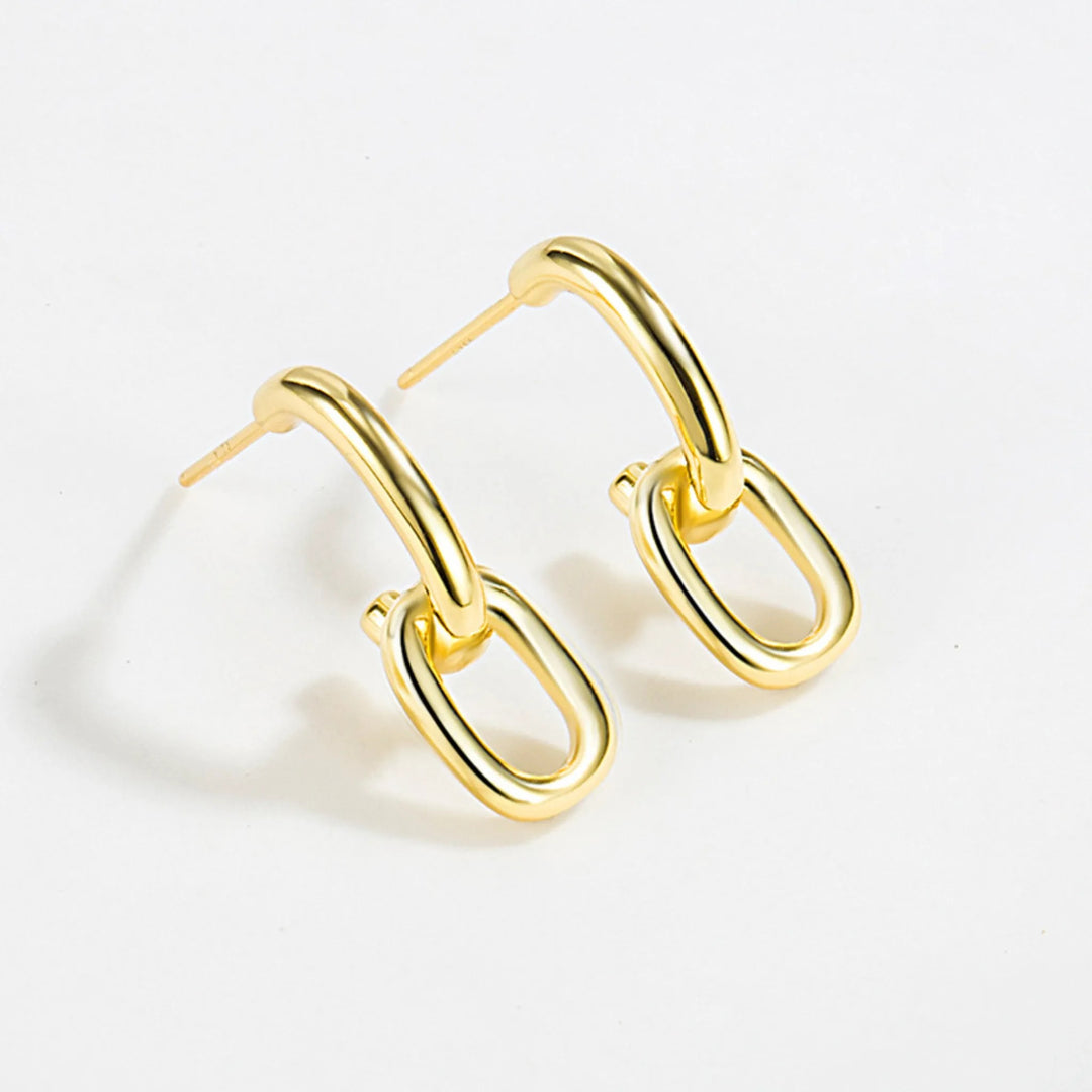 Golden Link Hoops