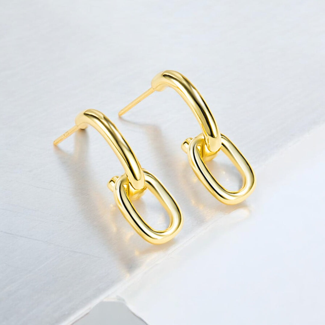 Golden Link Hoops