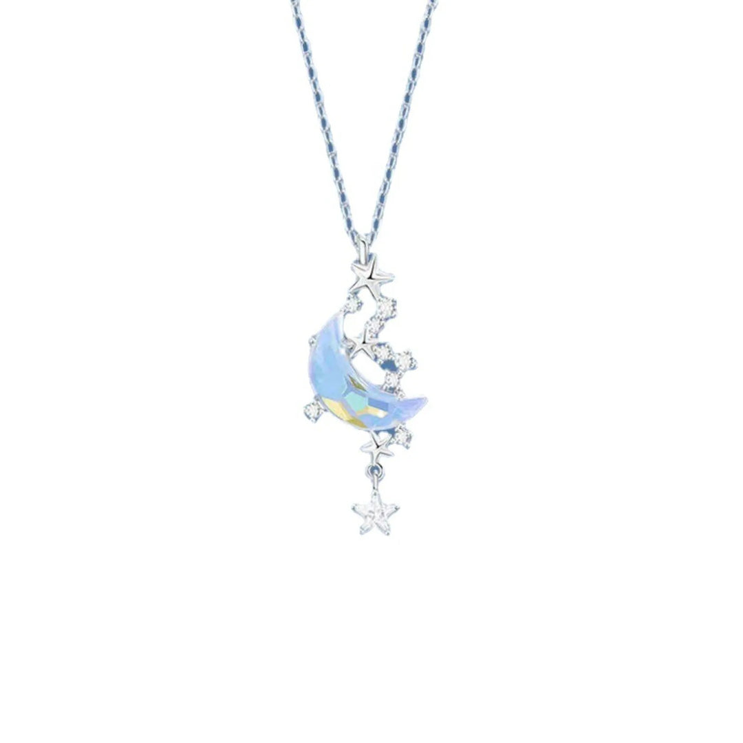 Moon Splash Star River Necklace