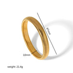 Load image into Gallery viewer, Retro Roman Style Circle Bangle
