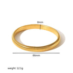 Load image into Gallery viewer, Retro Roman Style Circle Bangle
