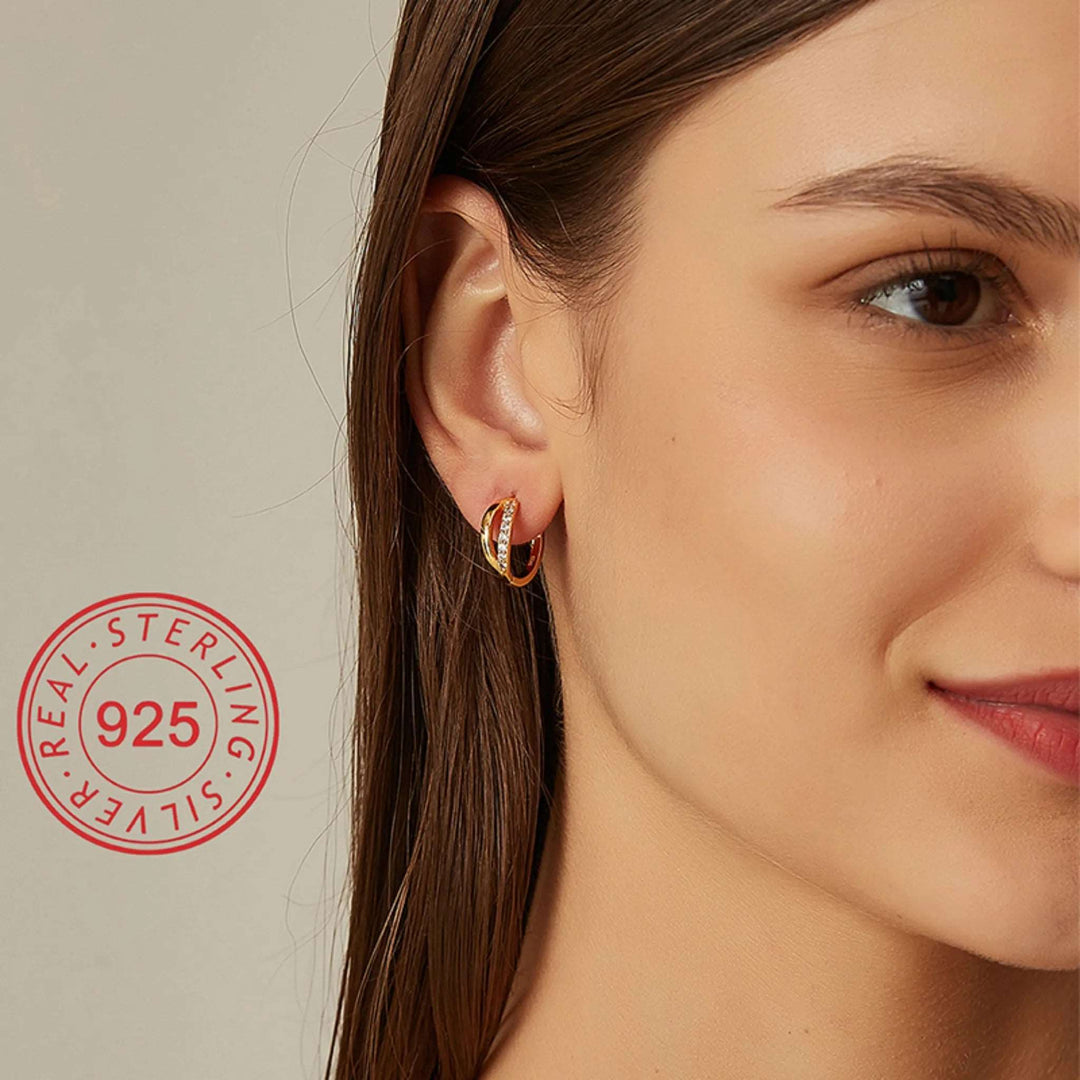 Double Circle Earrings