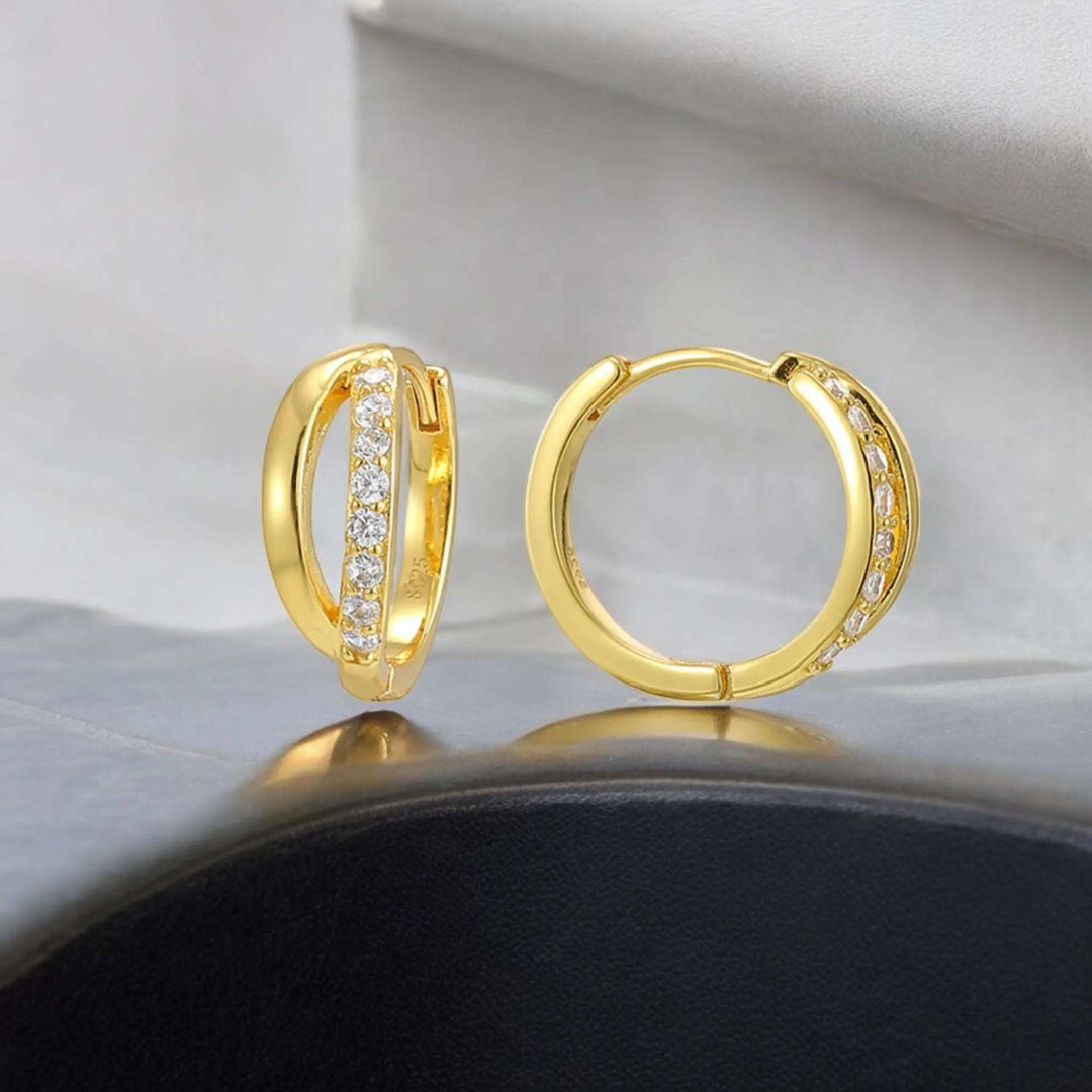 Double Circle Earrings