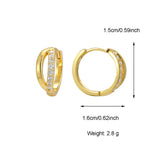 Load image into Gallery viewer, Double Circle Earrings
