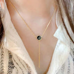 Load image into Gallery viewer, Round Agate Necklace
