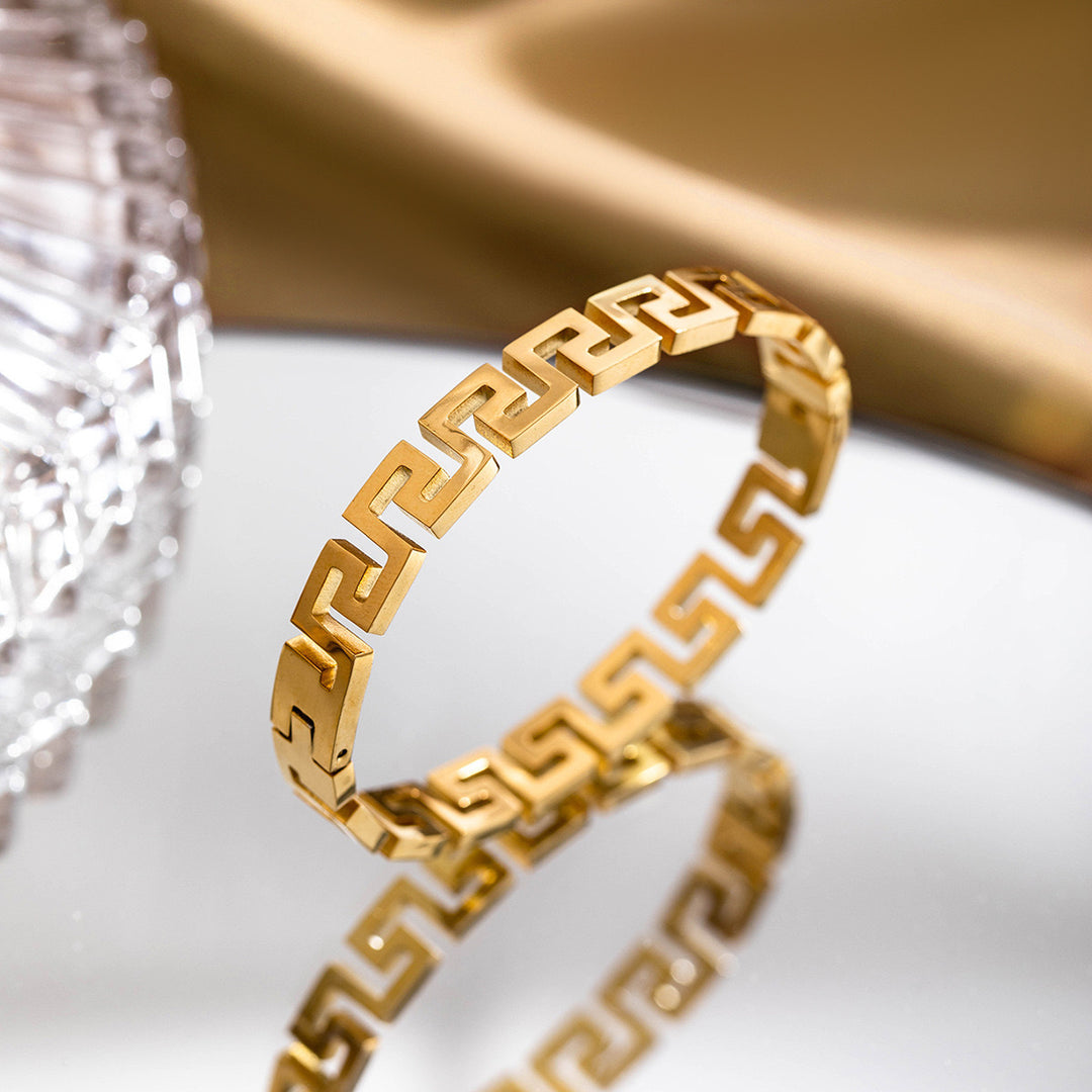 Gold Designer Bangle