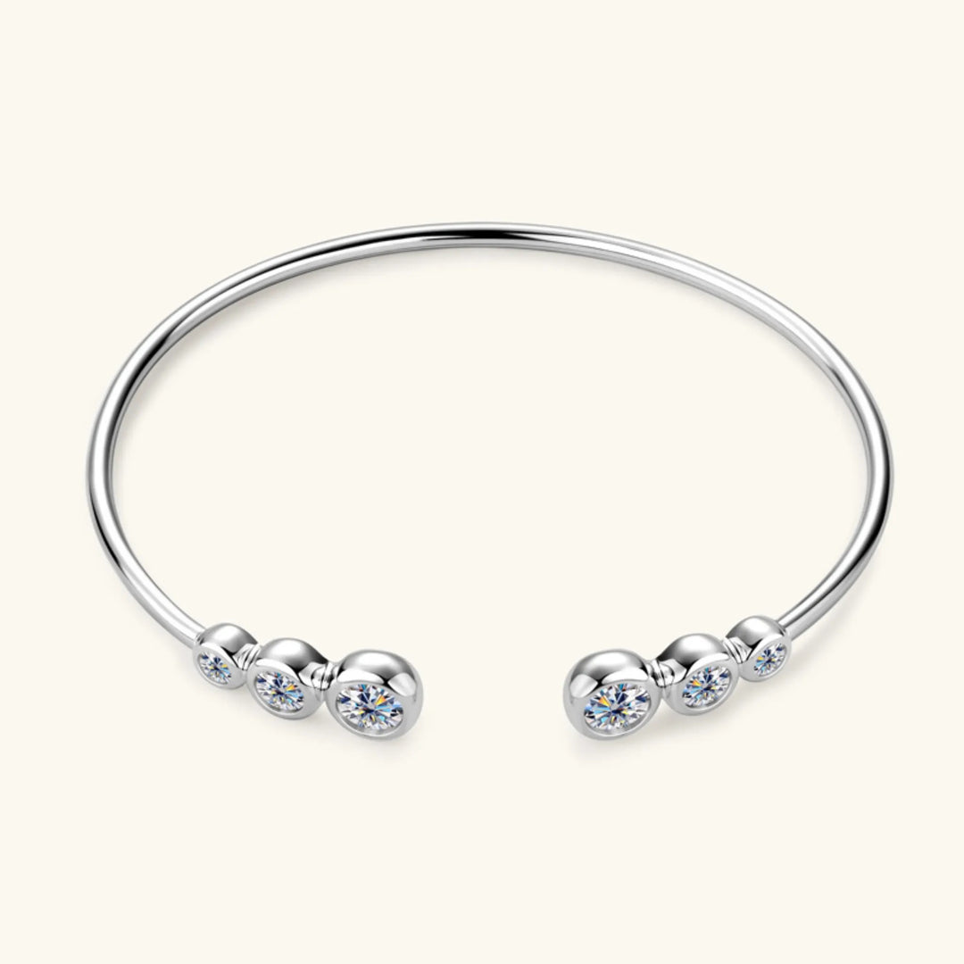 Moissanite Cuff Bracelets