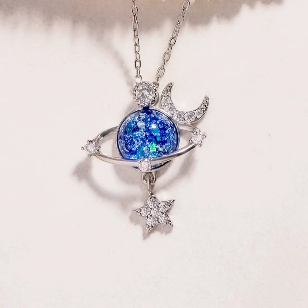 Star Moon Pendant Necklace