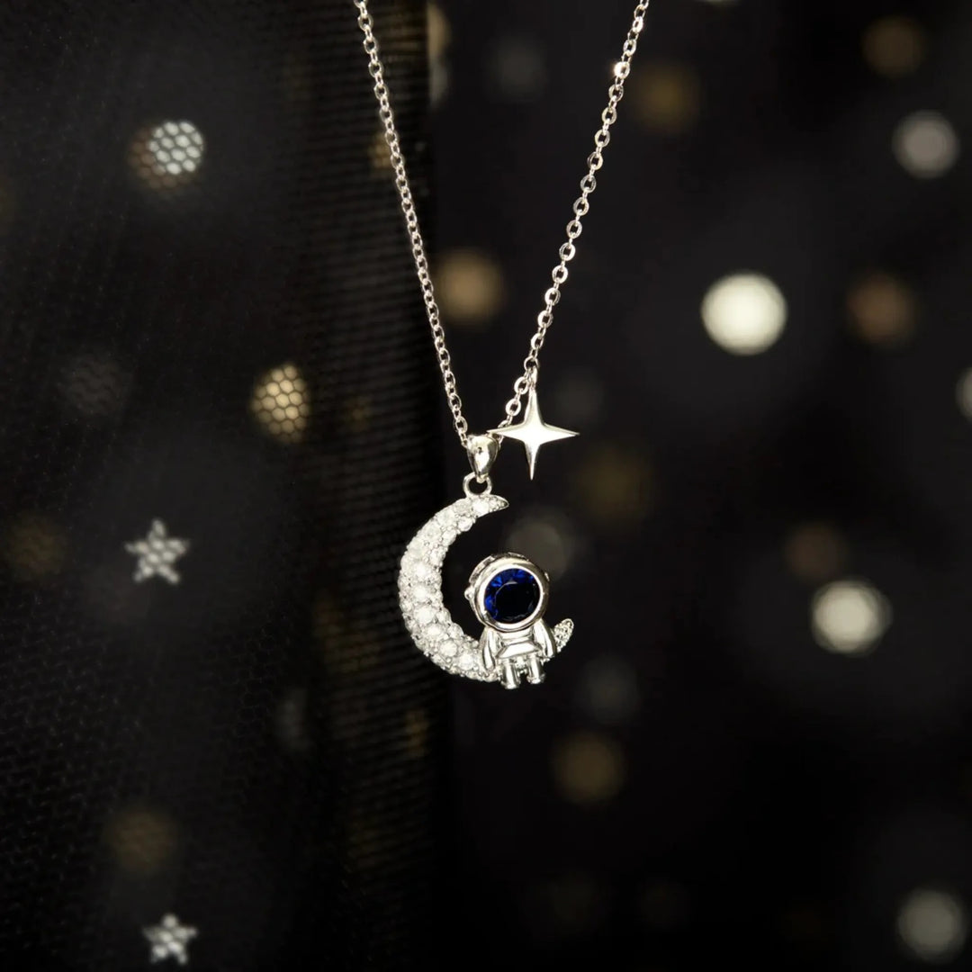 Astronaut Star Necklace