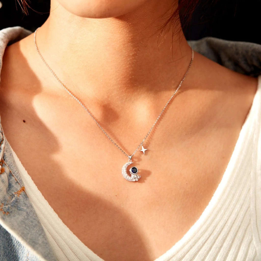 Astronaut Star Necklace