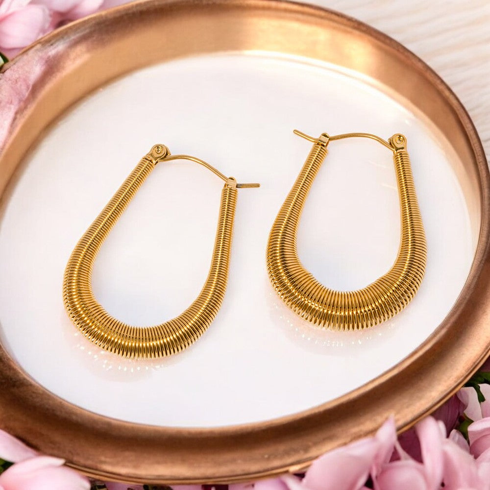 Twist of Glam Hoops