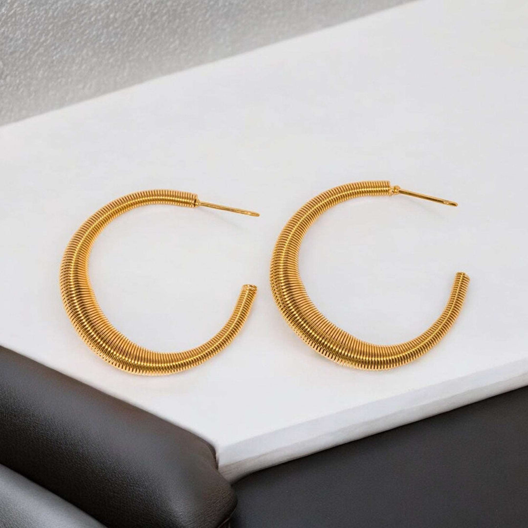 Golden Spiral Hoops