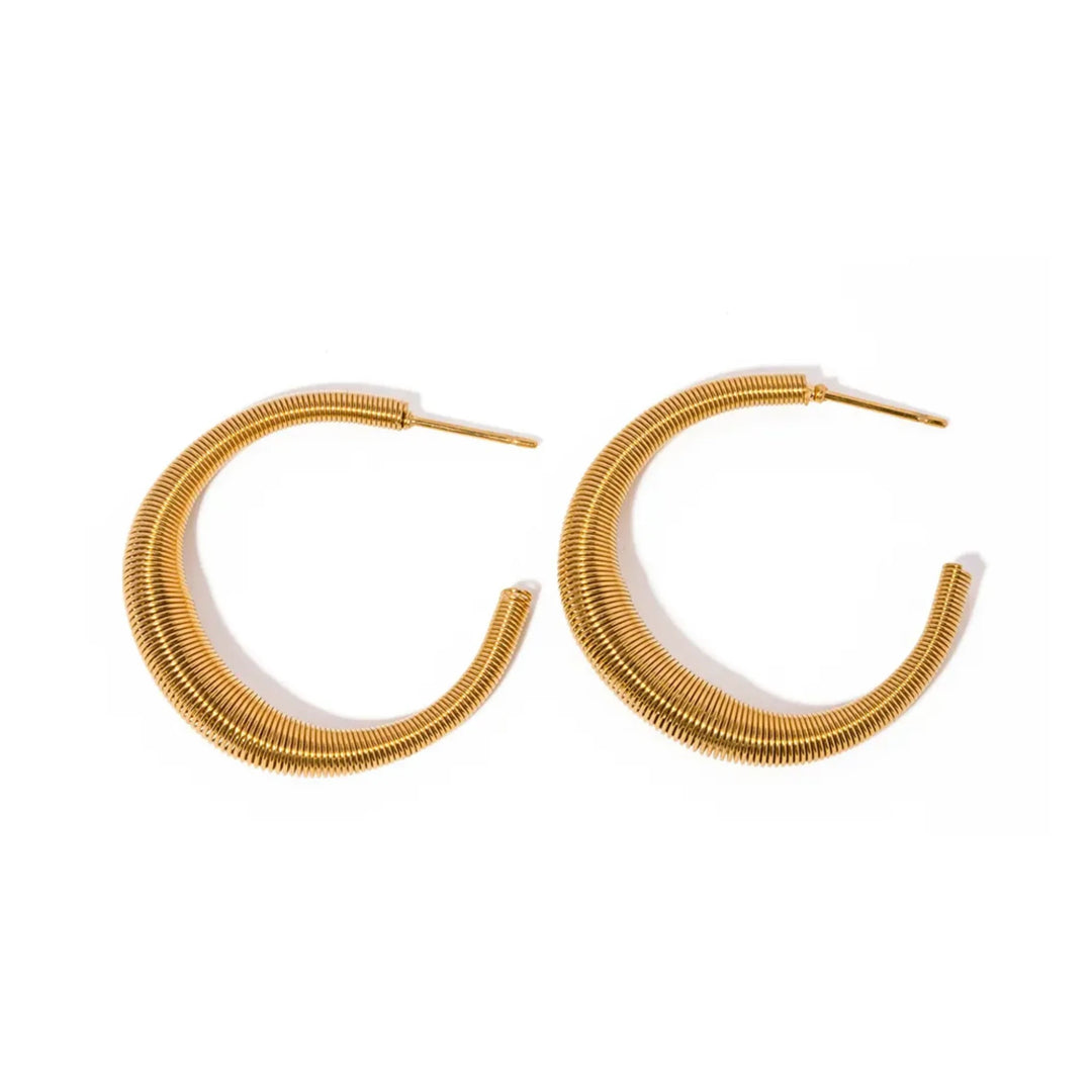 Golden Spiral Hoops