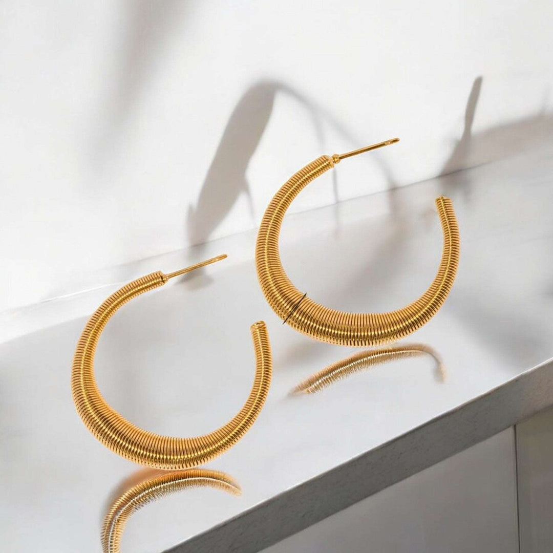 Golden Spiral Hoops