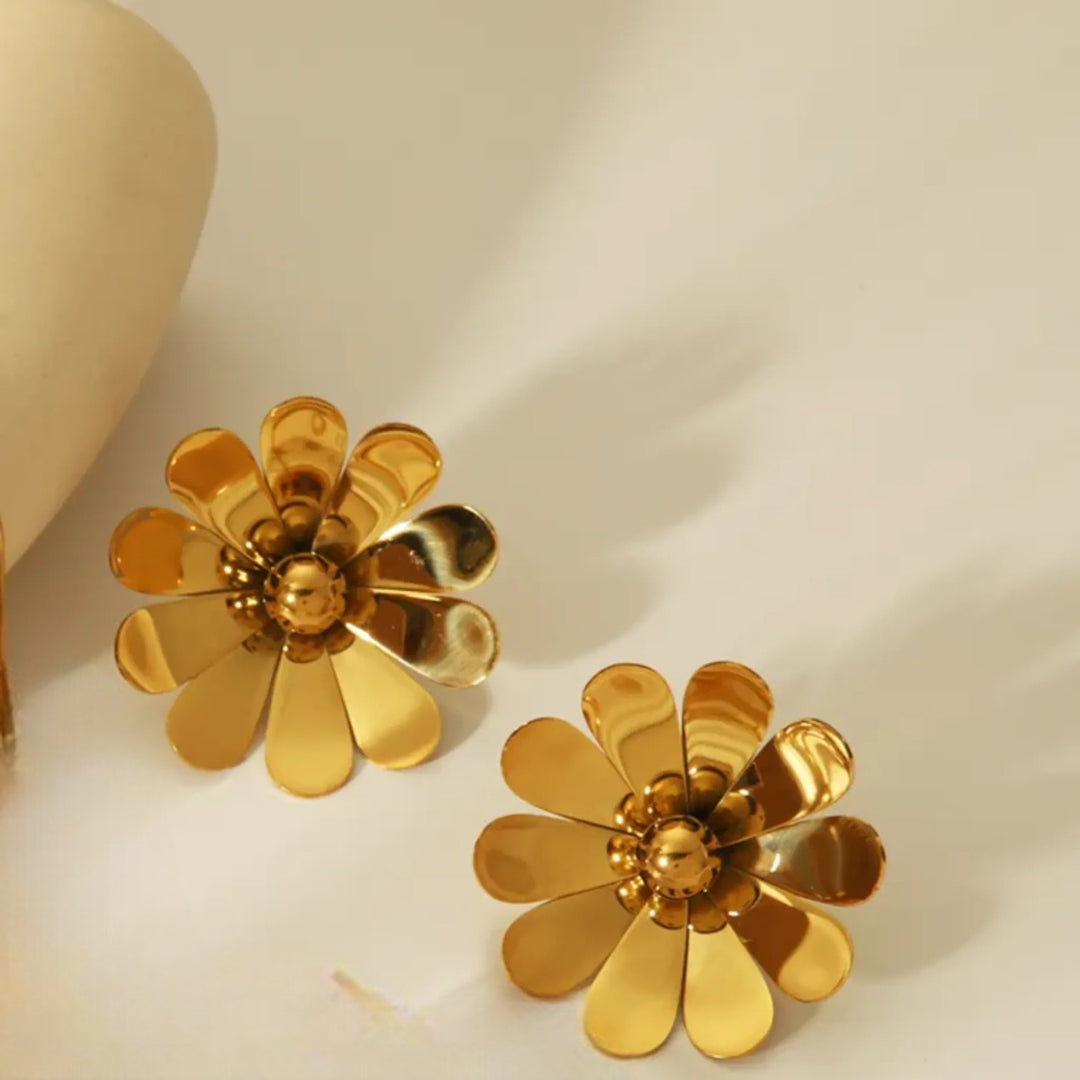 Golden Bloom Studs