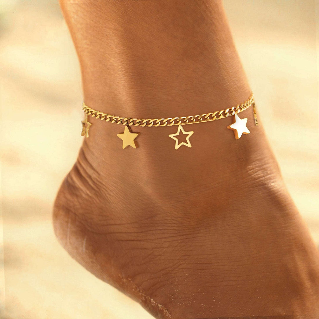 Beach Star Shell Anklet